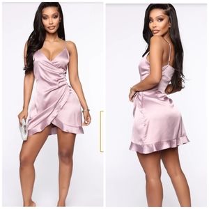 FASHION NOVA | [NwT]Lavender Satin Mini!